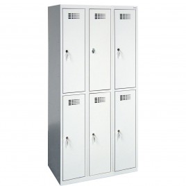 Метален гардероб SUS 332 W - RAL 7035 Light grey - Malow Метален гардероб SUS 332 W - RAL 7035 Light grey - Malow