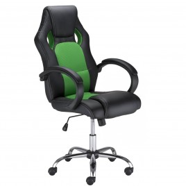 Геймърски стол Race Steel - Race Green Геймърски стол Race Steel - Race Green