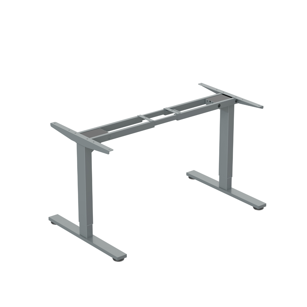 ОСНОВА ERGO DESK С ЕЛ. РЕГУЛАЦИЯ - СИВ МЕТАЛ